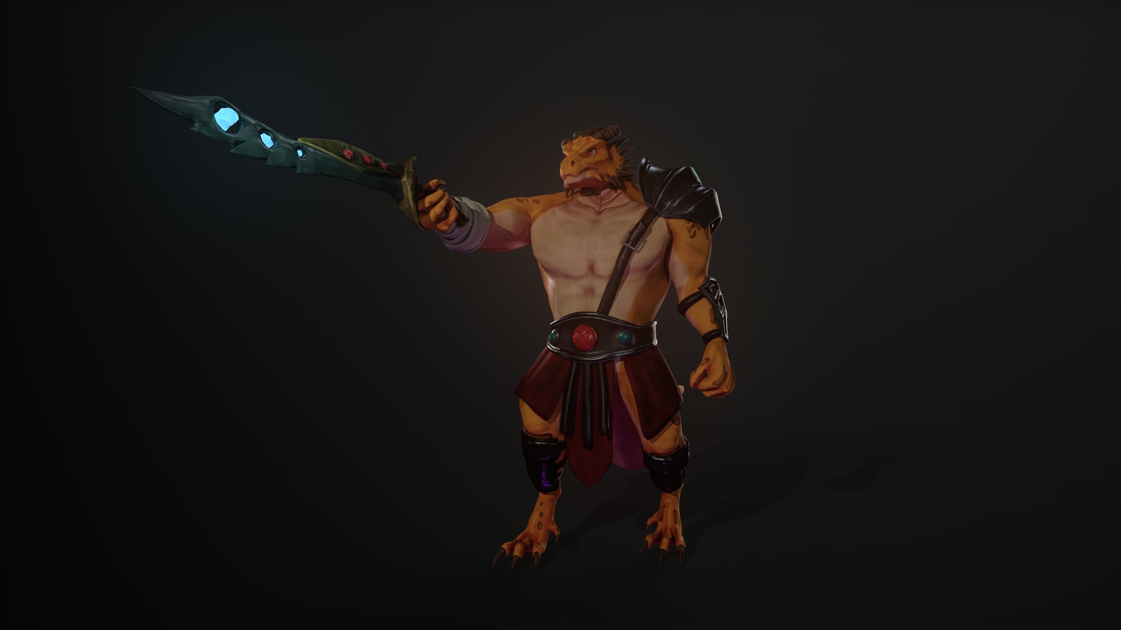 Side View of 3d Model