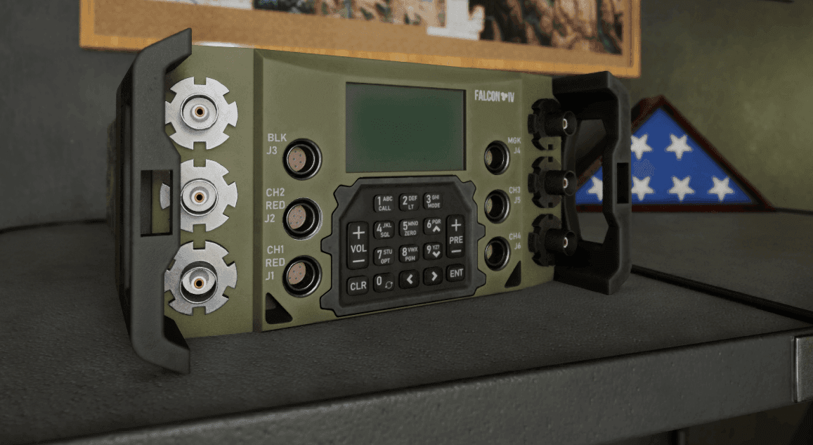 image of a military radio